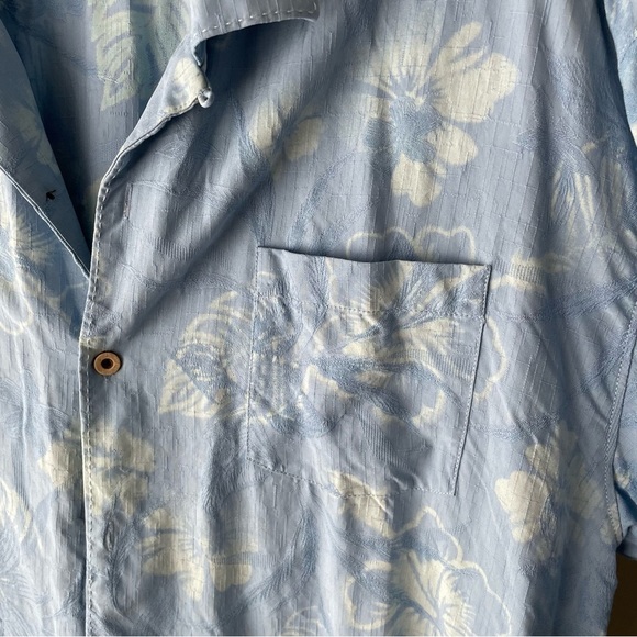 Tommy Bahama 100% Silk Hawaiian Button Down Vacation Shirt Mens Plus Size XXL - Picture 4 of 10